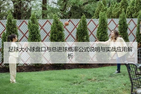 足球大小球盘口与总进球概率公式说明与实战应用解析