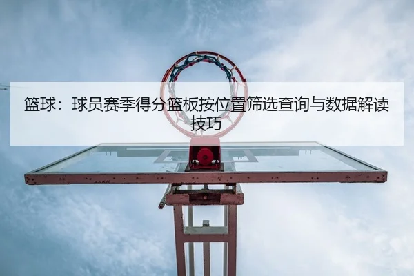 篮球：球员赛季得分篮板按位置筛选查询与数据解读技巧